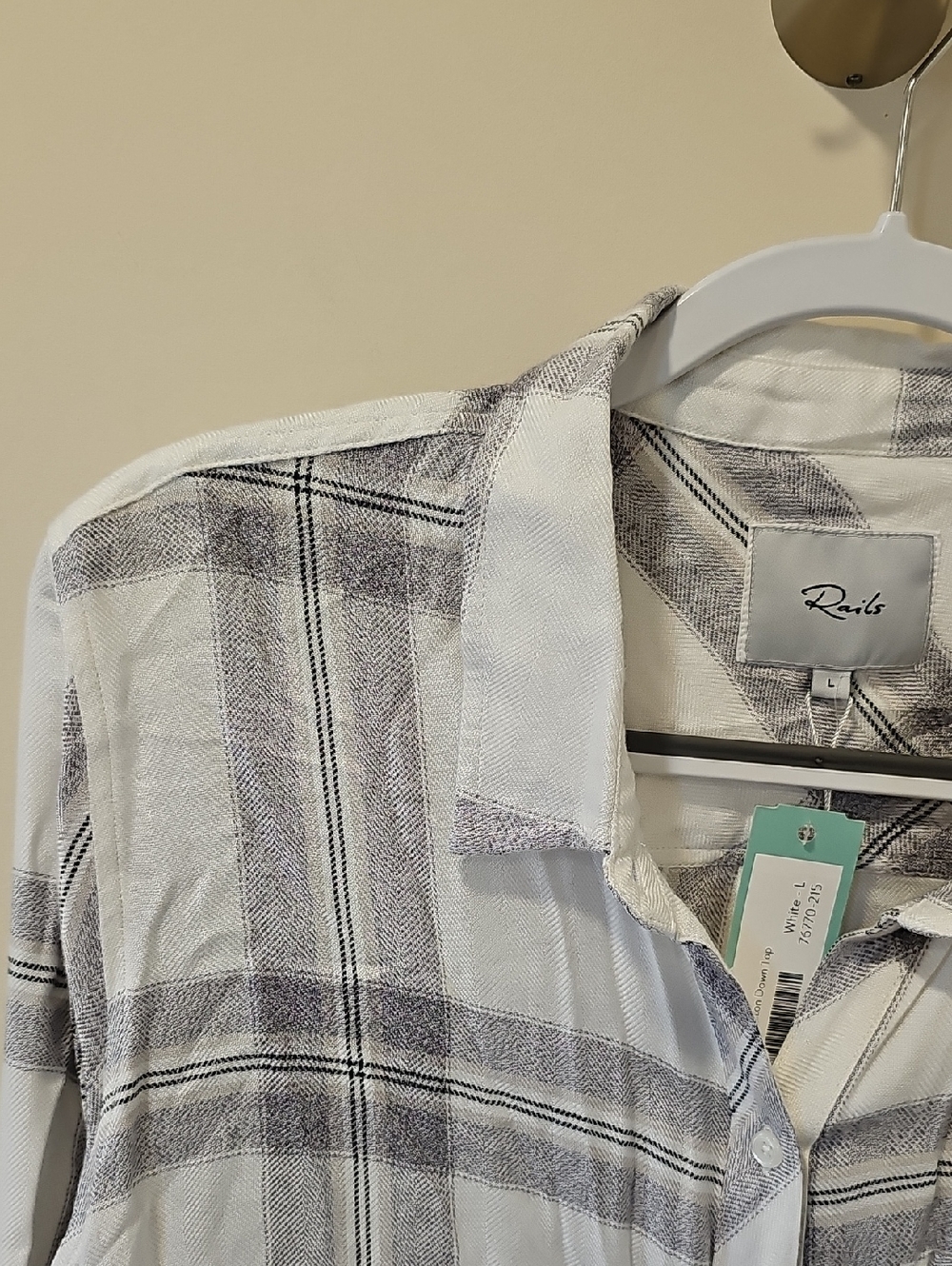 Rails Ellson Relaxed Button Down Top; Size Large; NWT - Picture 5 of 7
